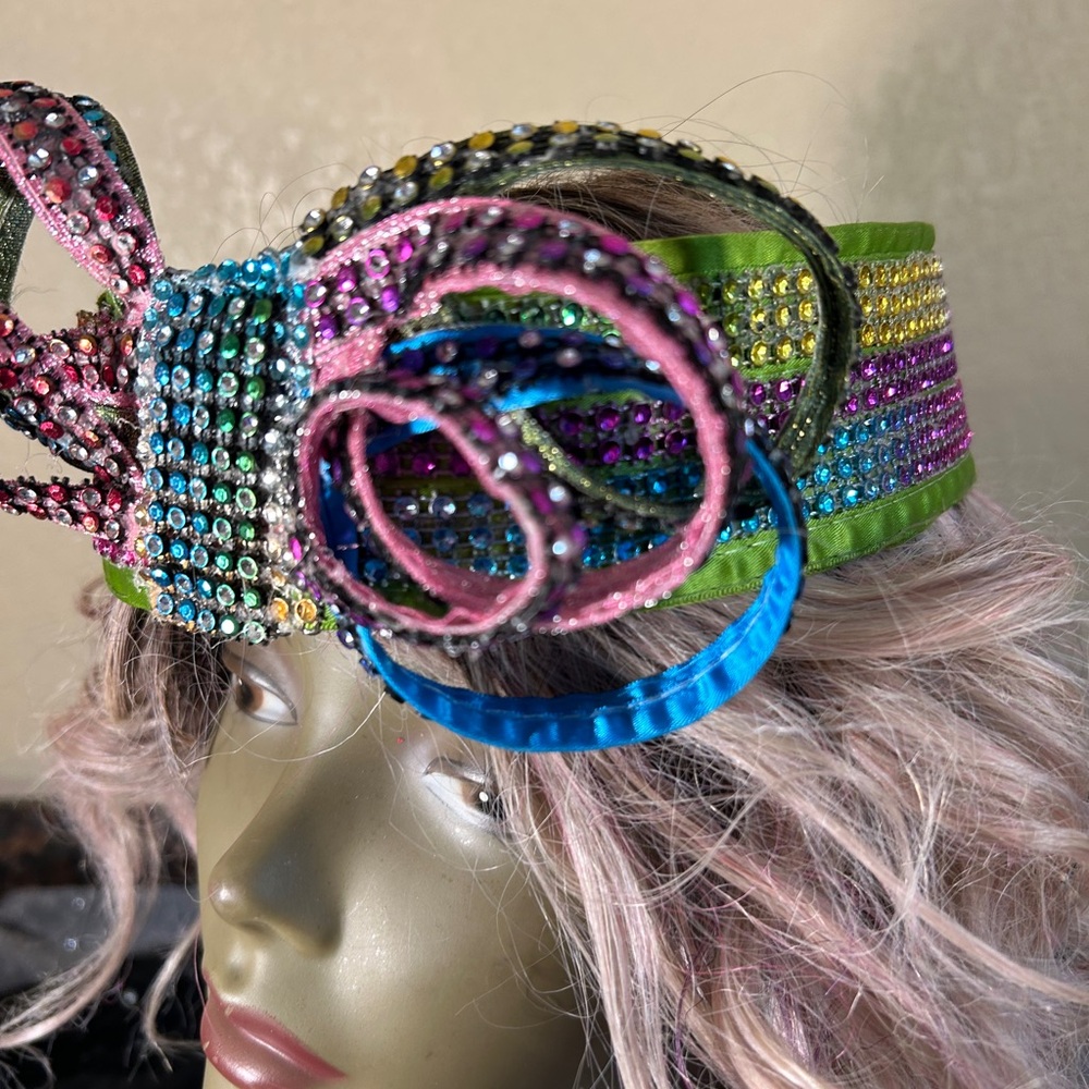 Multicolor Rhinestone Headband - Picture 5 of 11